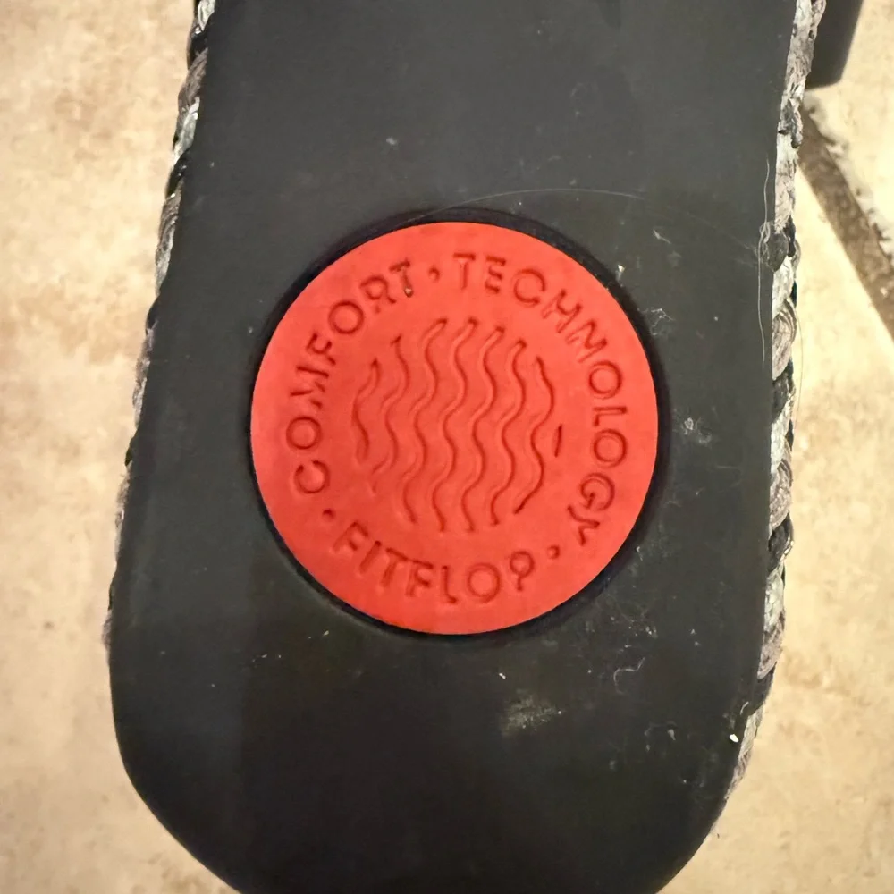 Fitflop Black Slide Sandals - Picture 5 of 6